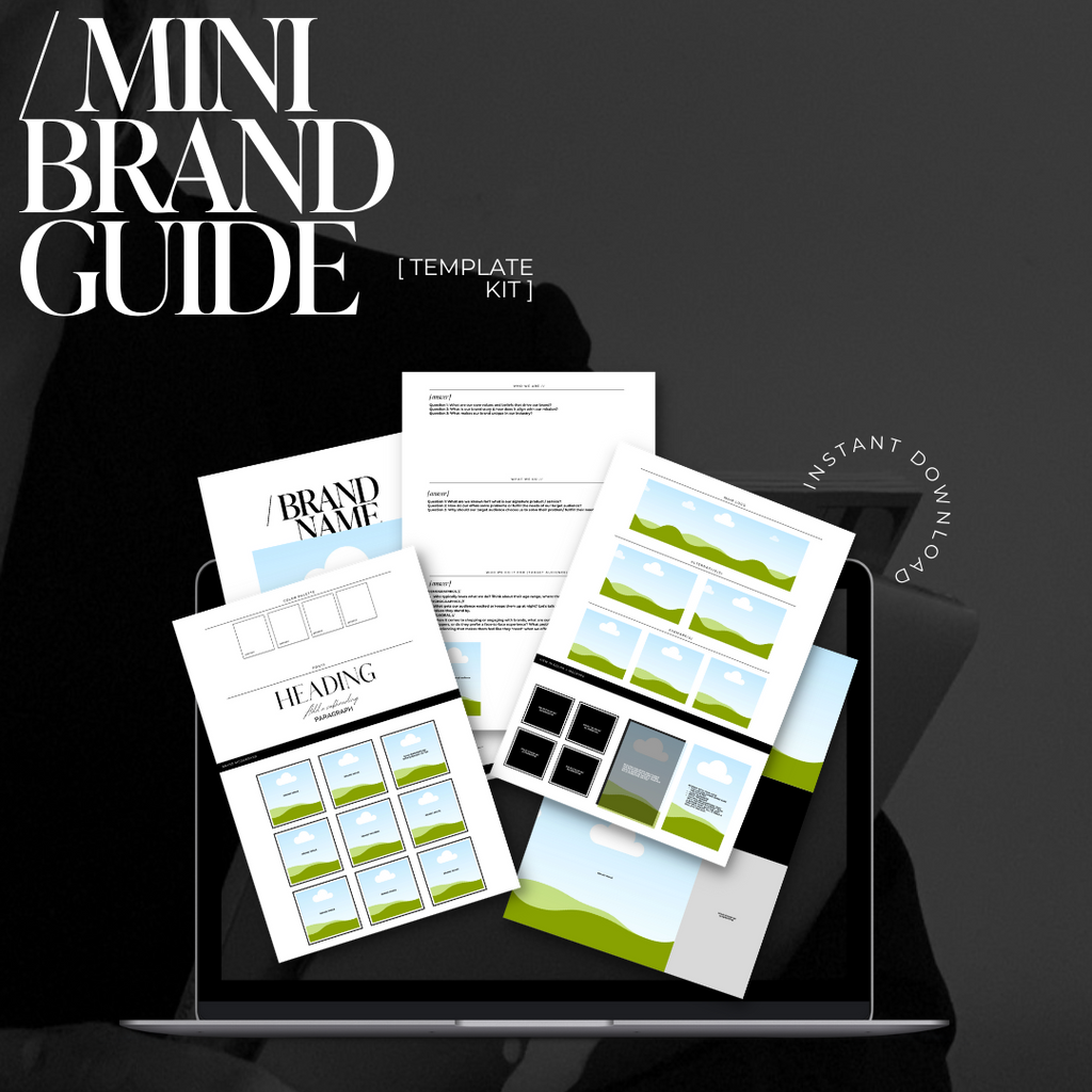 Mini Brand Guide / Template Kit